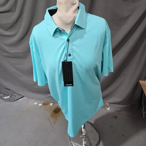 DRUIDS TURQUOISE POLO SHIRT - MEN'S, SIZE L