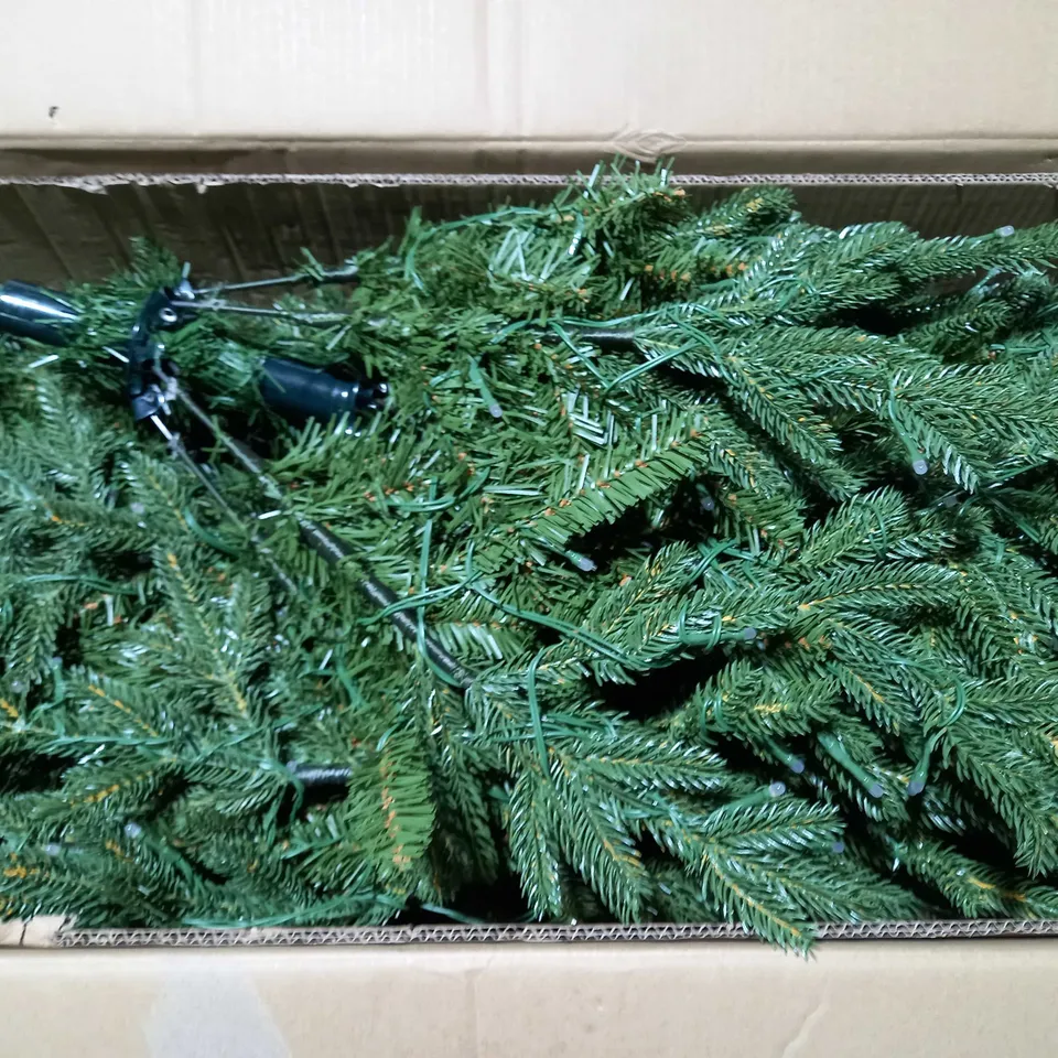 SANTA'S BEST 116 FUNCTION PRE-LIT AUBURN CHRISTMAS TREE - COLLECTION ONLY