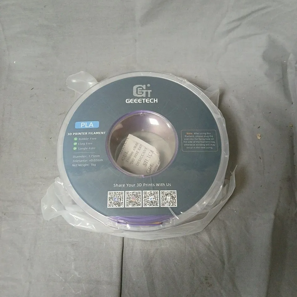 GEEETECH PLA 1.75MM SILK GOLD + PURPLE 3D PRINTER FILAMENT