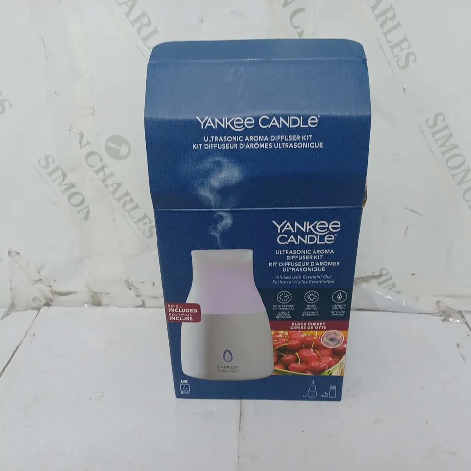 BOXED YANKEE CANDLE ULTRASONIC AROMA DIFFUSER KIT RRP £29.99
