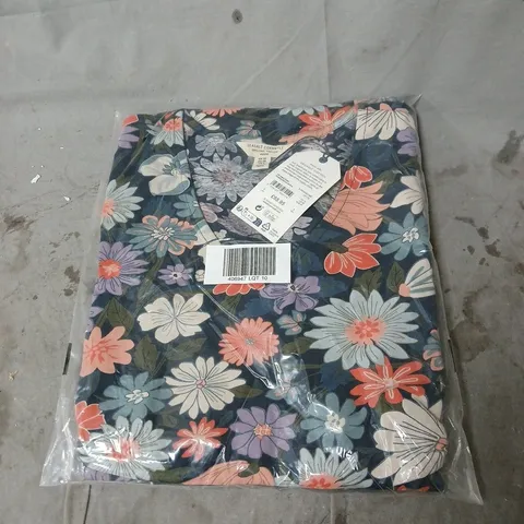 SEASALT CORNWALL HELENA DRESS FLOWERING BLOOMS MARTIME. UK SIZE 10 PETITE. BAGGED