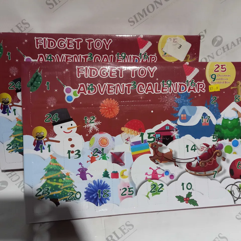 BOXED FIDGET TOY ADVENT CALENDAR 25 PIECES 