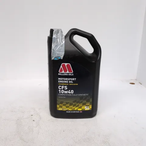 MILLERS OILS MOTORSPORT ENGINE OIL CFS 10W40 – 5L
