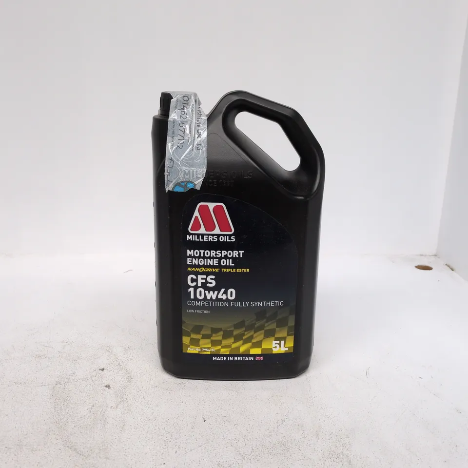 MILLERS OILS MOTORSPORT ENGINE OIL CFS 10W40 – 5L
