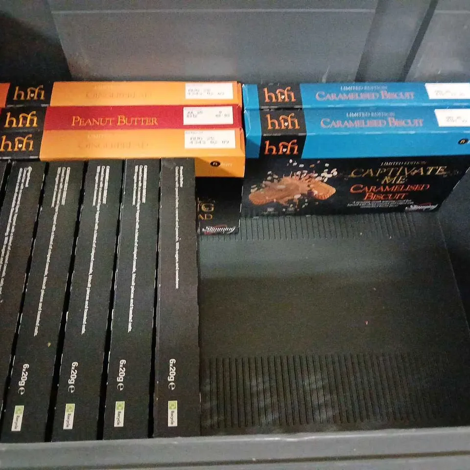 LOT OF 6-BAR BOXES OF HI-FI SNACK BARS