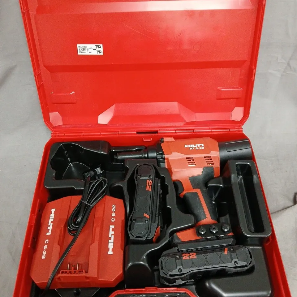 HILTI RT 6-22 CORDLESS RIVET TOOL SET
