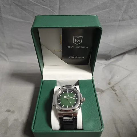 BOXED FRANK SCHMIDT MASTER AMBASSADOR WRISTWATCH