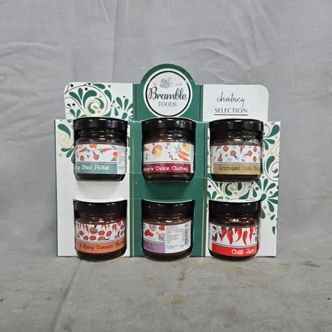BRAMBLE FOODS CHUTNEY SELECTION – SET OF 6 JARS