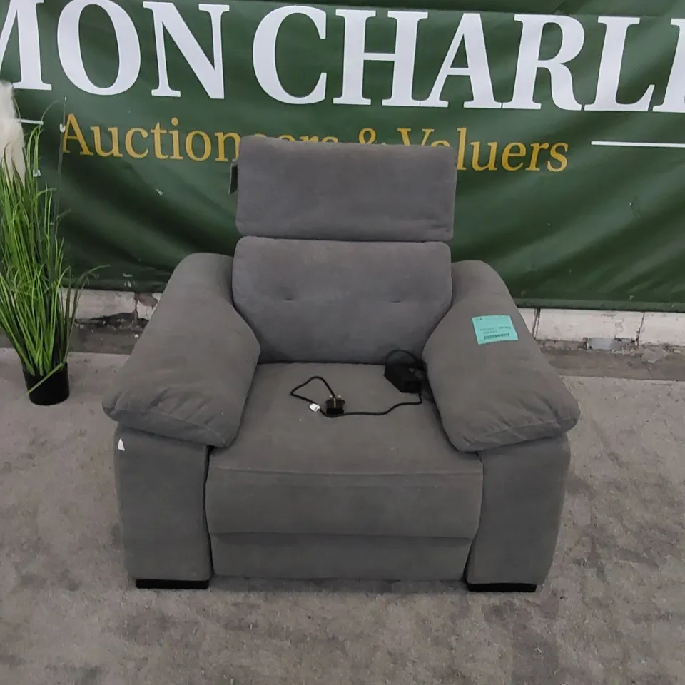BOWEN FABRIC POWER RECLINER ARMCHAIR 