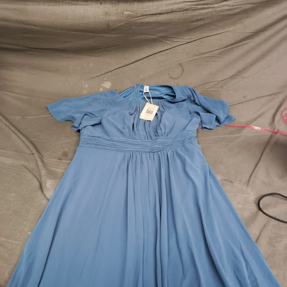 EVER PRETTY BLUE DRESS – WOMEN'S EVENING GOWN - UK 16