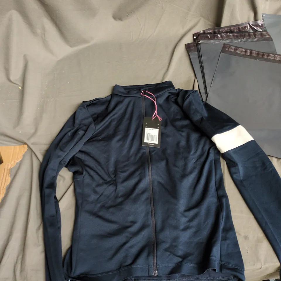 RAPHA MEN’S CLASSIC LONG-SLEEVE JERSEY – NAVY – UK XL (ORIGINAL SIZE: XLG)