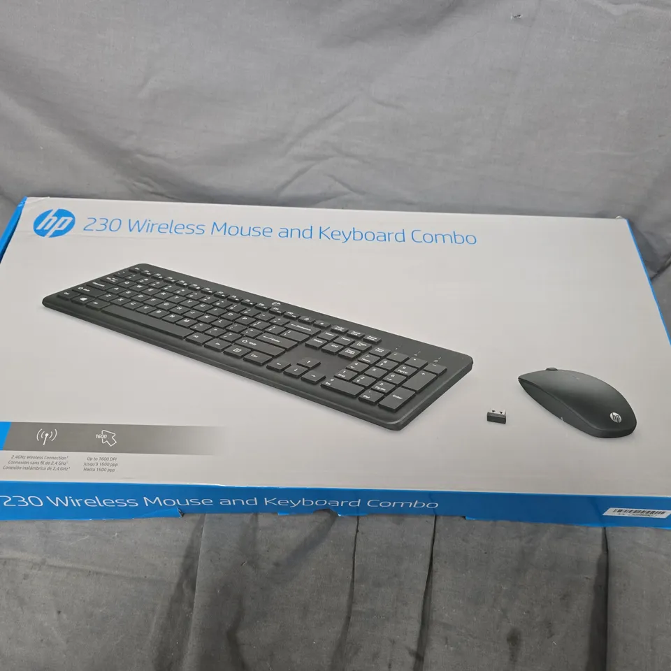 HP 230 WIRELESS MOUSE & KEYBOARD COMBO – BOXED