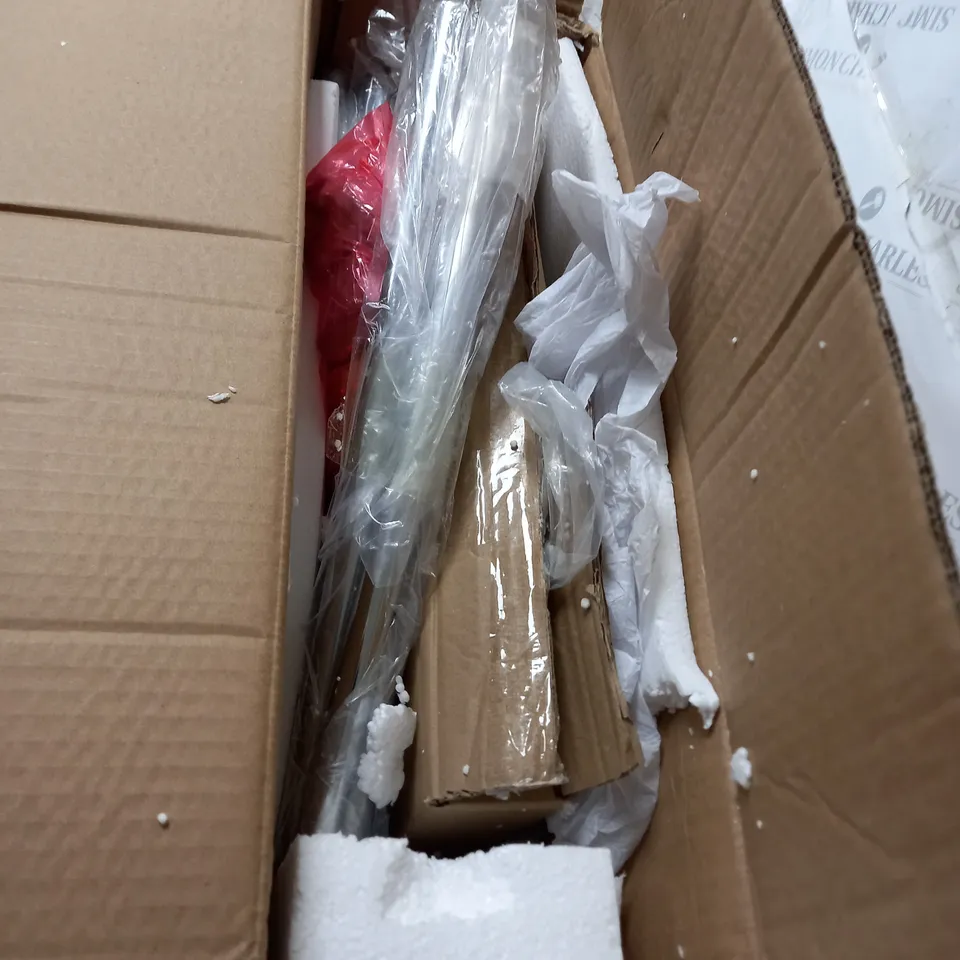 BOXED ARUBA NEST OF LAMP TABLES - CHROME RRP £129
