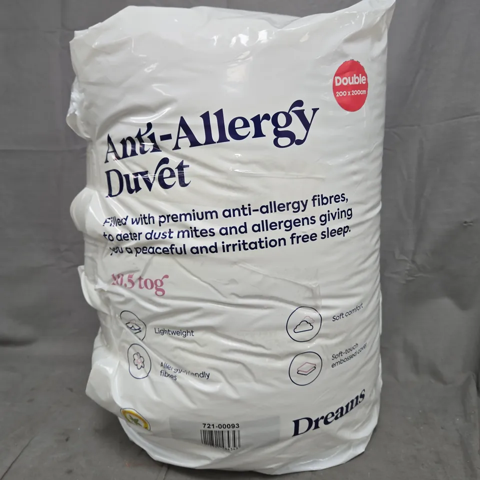 SNTI-ALLERGY KING SIZE DUVET - 10.5 TOG