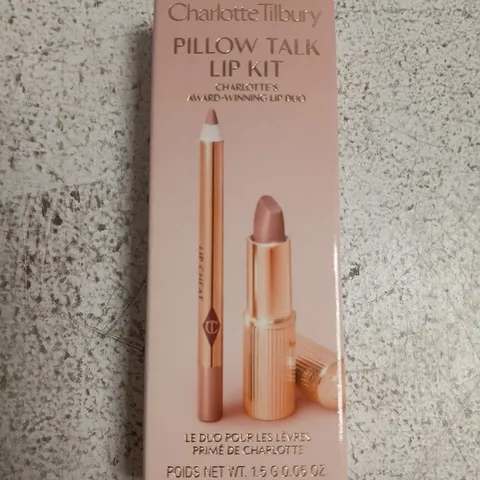 BOXED CHARLOTTE TILBURY MINI PILLOW TALK LIP KIT