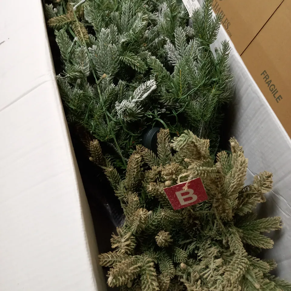 SANTA'S BEST PRE-LIT SNOW KISSED AUBURN CHRISTMAS TREE 4FT - COLLECTION ONLY