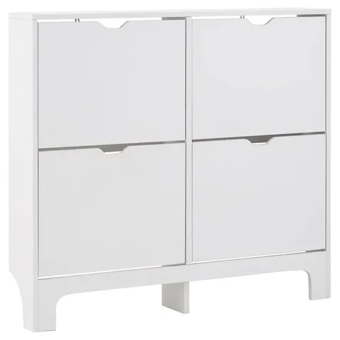 BOXED NARROW 8 PAIR FLIP DOWN SHOE STORAGE