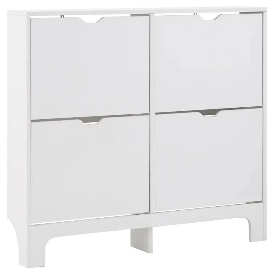 BOXED NARROW 8 PAIR FLIP DOWN SHOE STORAGE