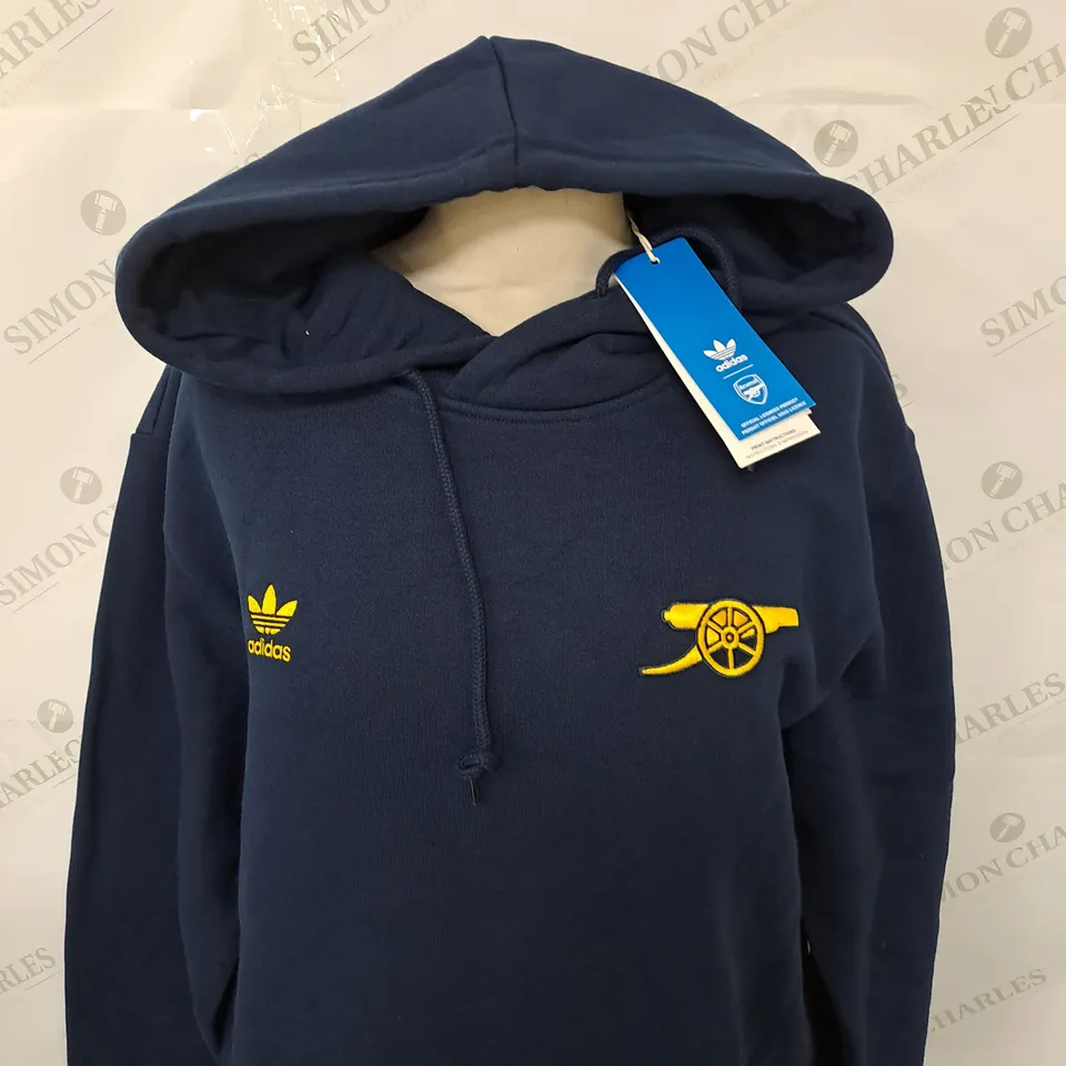 ADIDAS ARSENAL FC CASUAL HOODIE SIZE L