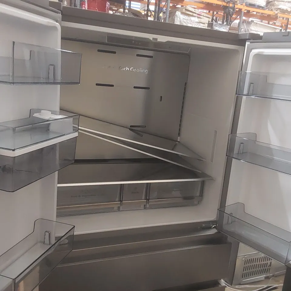 HISENSE PUREFLAT RF749N4SWSE TOTAL NO FROST MULTI-DOOR AMERICAN FRIDGE FREEZER - STAINLESS STEEL - E RATED