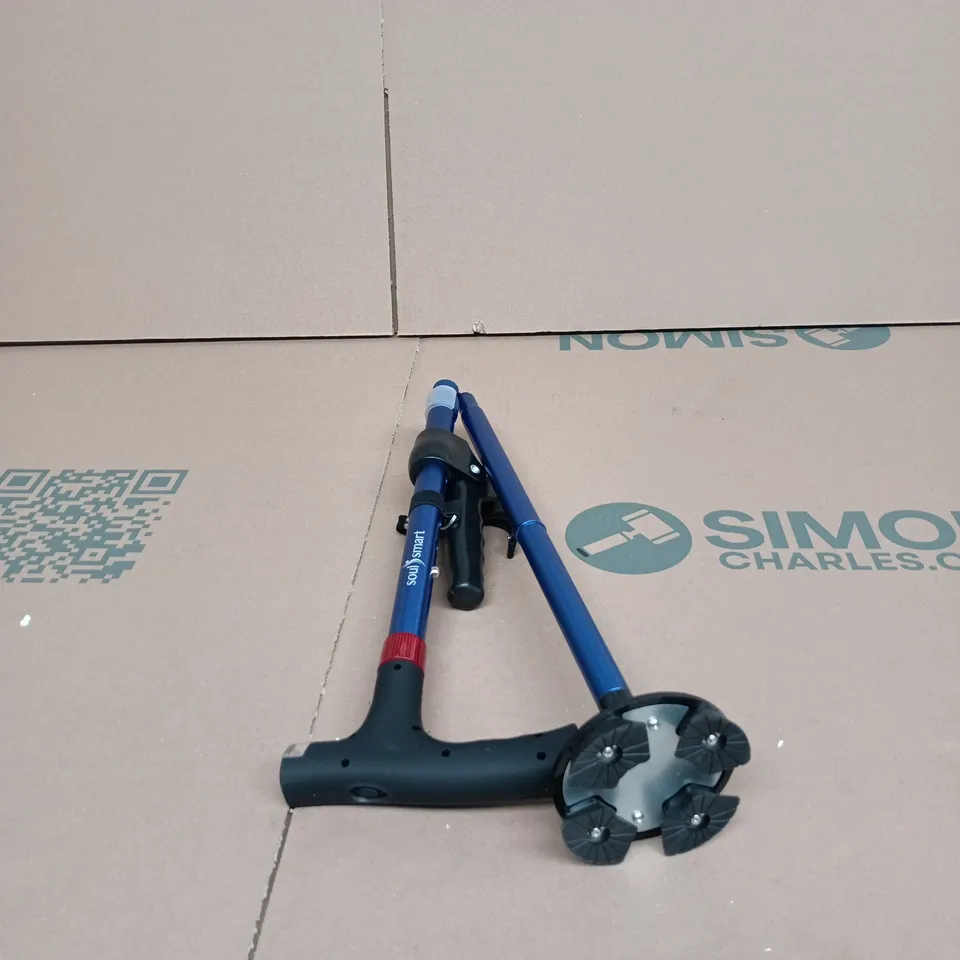 SOUL SMART COLLAPSIBLE BLUE WALKING CANE UNBOXED