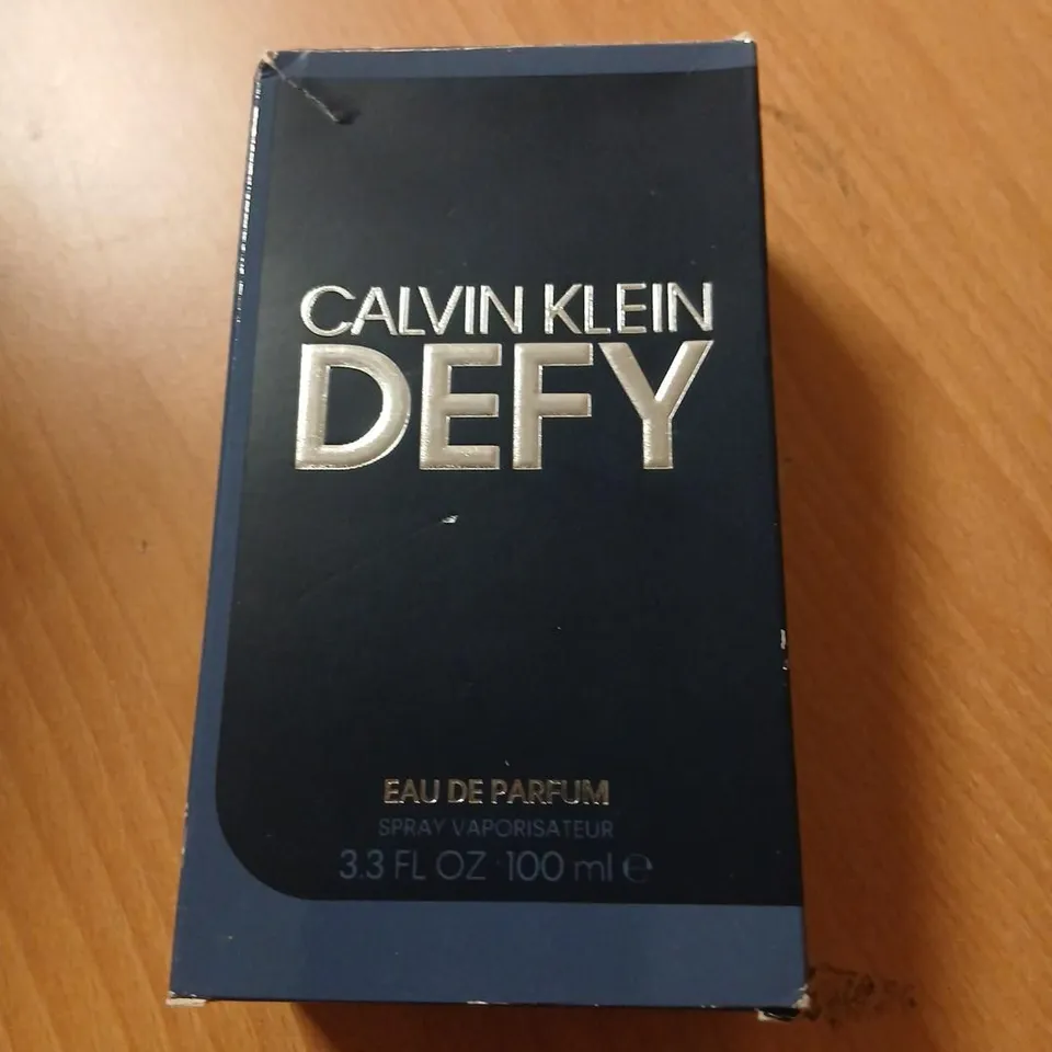BOXED CALVIN KLEIN DEFY EAU DE PARFUM 100ML
