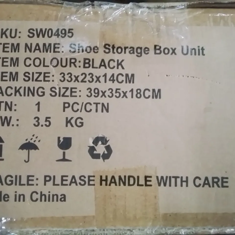 BOXED LIFE IDEAS SHOE STORAGE BOX UNIT