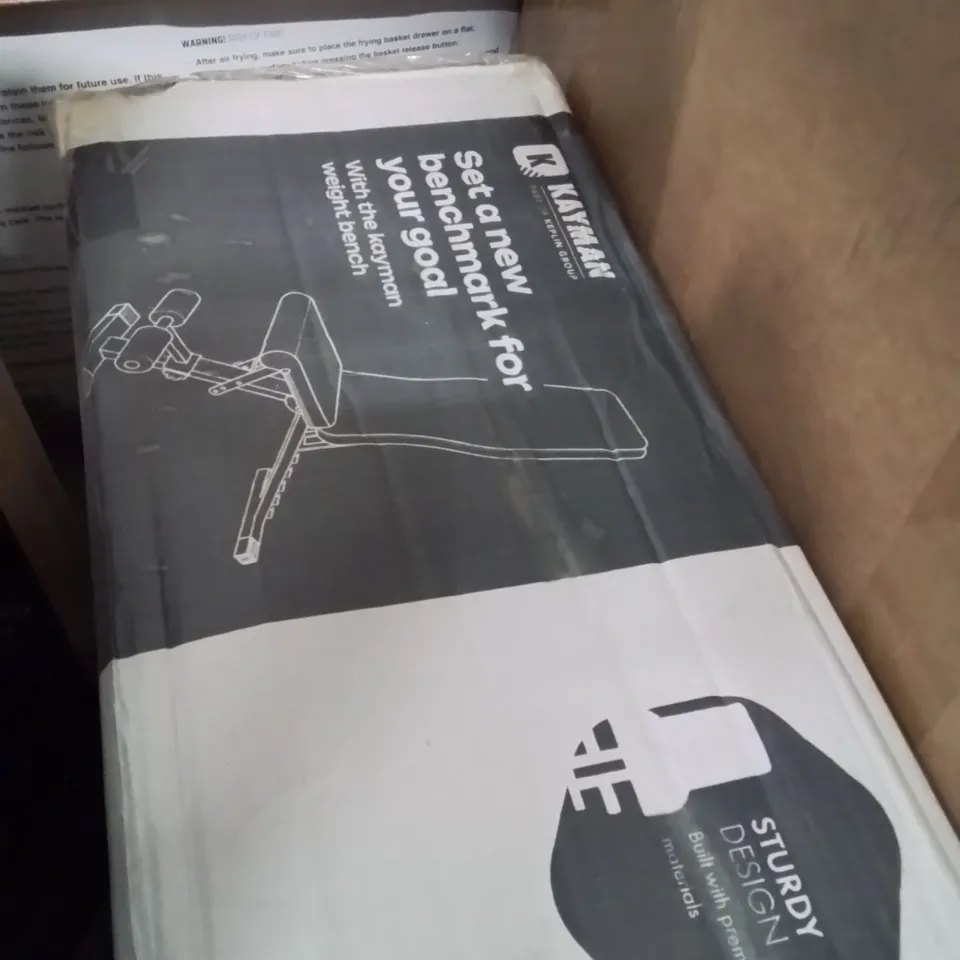 BOXED KAYMAN ADJUSTABLE WEIGHT BENCH