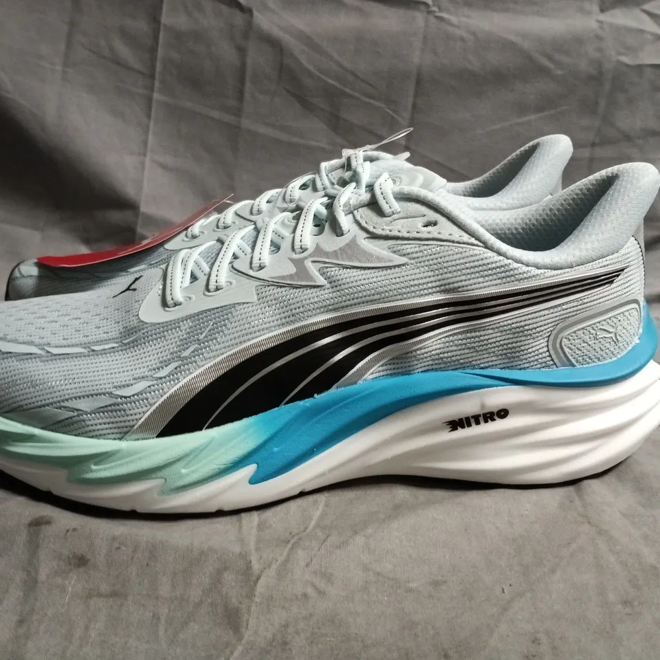 PUMA VELOCITY NITRO 4 SEA GLASS/BLUE RUNNING SHOES – UK 10.5 (EU 45)