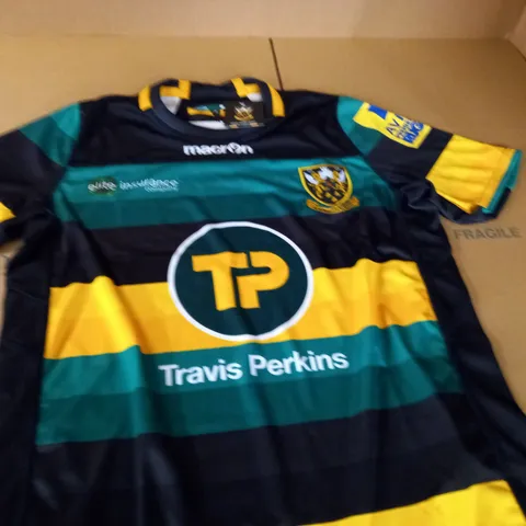 NORTHHAMPTON SAINTS MATCHDAY HOME SHIRT - L