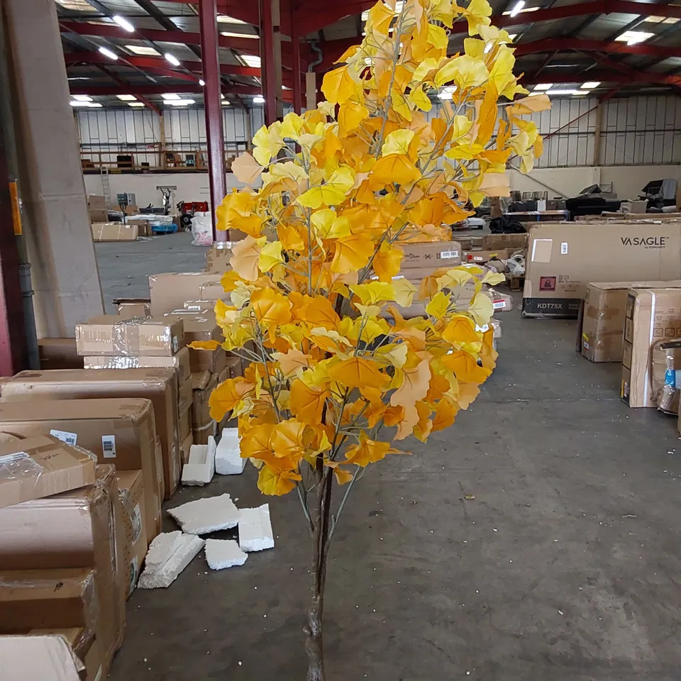 BOXED LARGE ARTIFICIAL GINKGO TREE 150CM