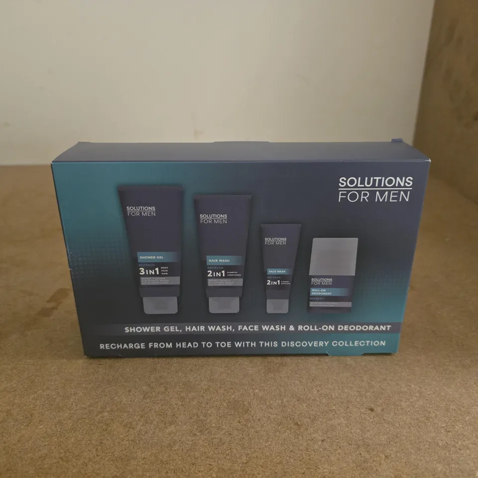 SOLUTIONS FOR ME SET TO INCLUDE SHOWER GEL, HAIR WASH ETC