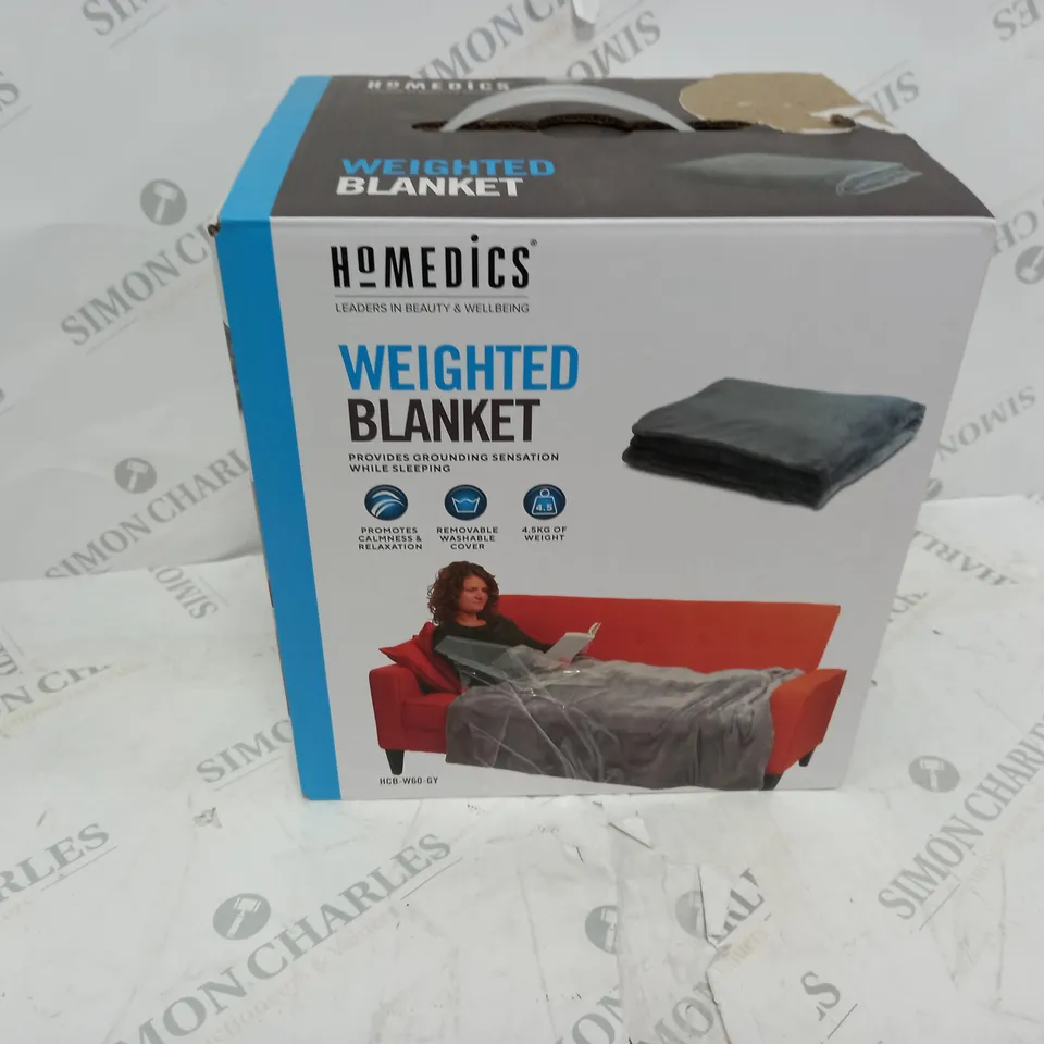 BOXED HOMEDICS WEIGHTED BLANKET 