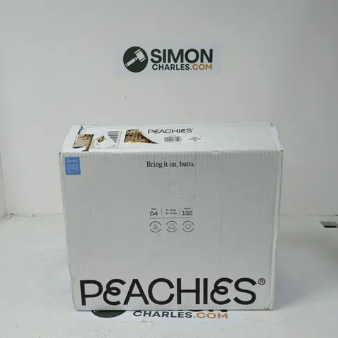 PEACHIES BABY PANTS – SIZE 04, 8–15 KG, 132 PANTS, BOXED