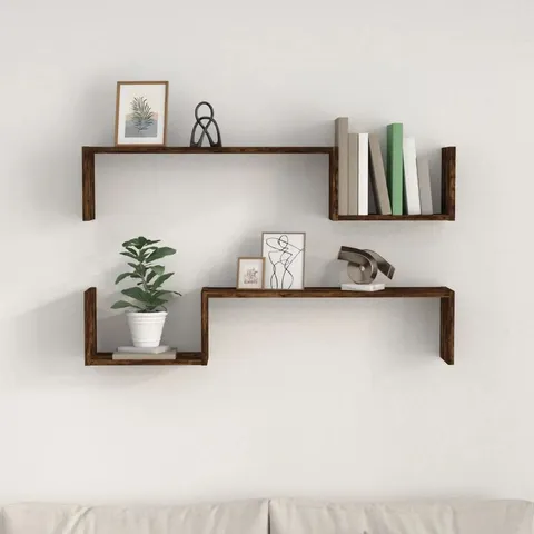 BOXED GJYSTINA 4 PIECE FLOATING SHELF  [SET OF 2]