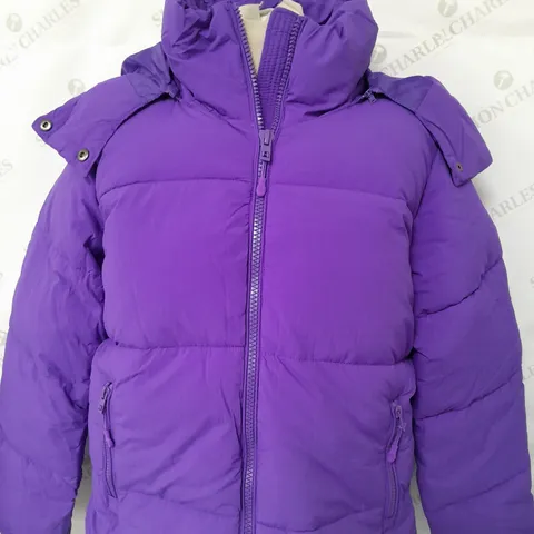 COTTON ON THE RECYCLED MOTHER PUFFER JACKET IN ROYAL PUFFER SIZE XS 