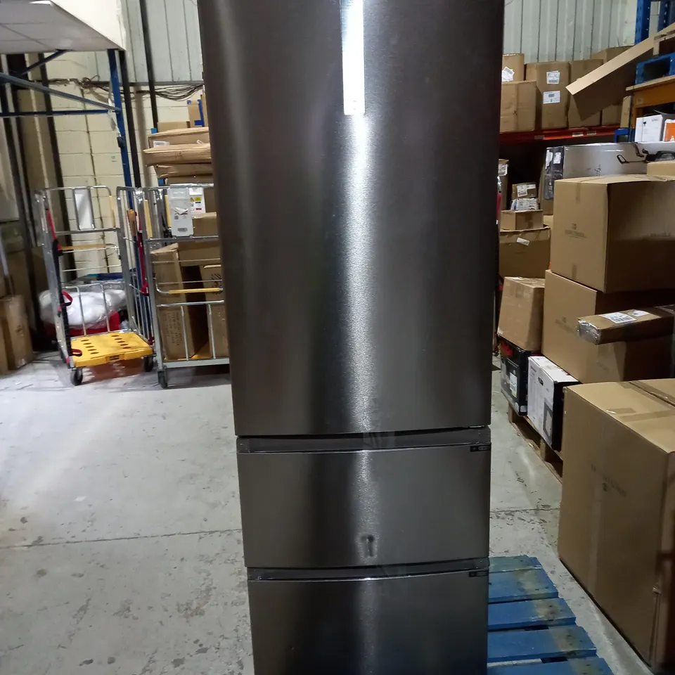HAIER HTR3619FNMP FREESTANDING COMBI FRIDGE FREEZER