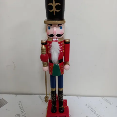 BOXED THREE KINGS STANDING WOODEN NUTCRACKER ADVENT CALENDAR COUNTDOWN