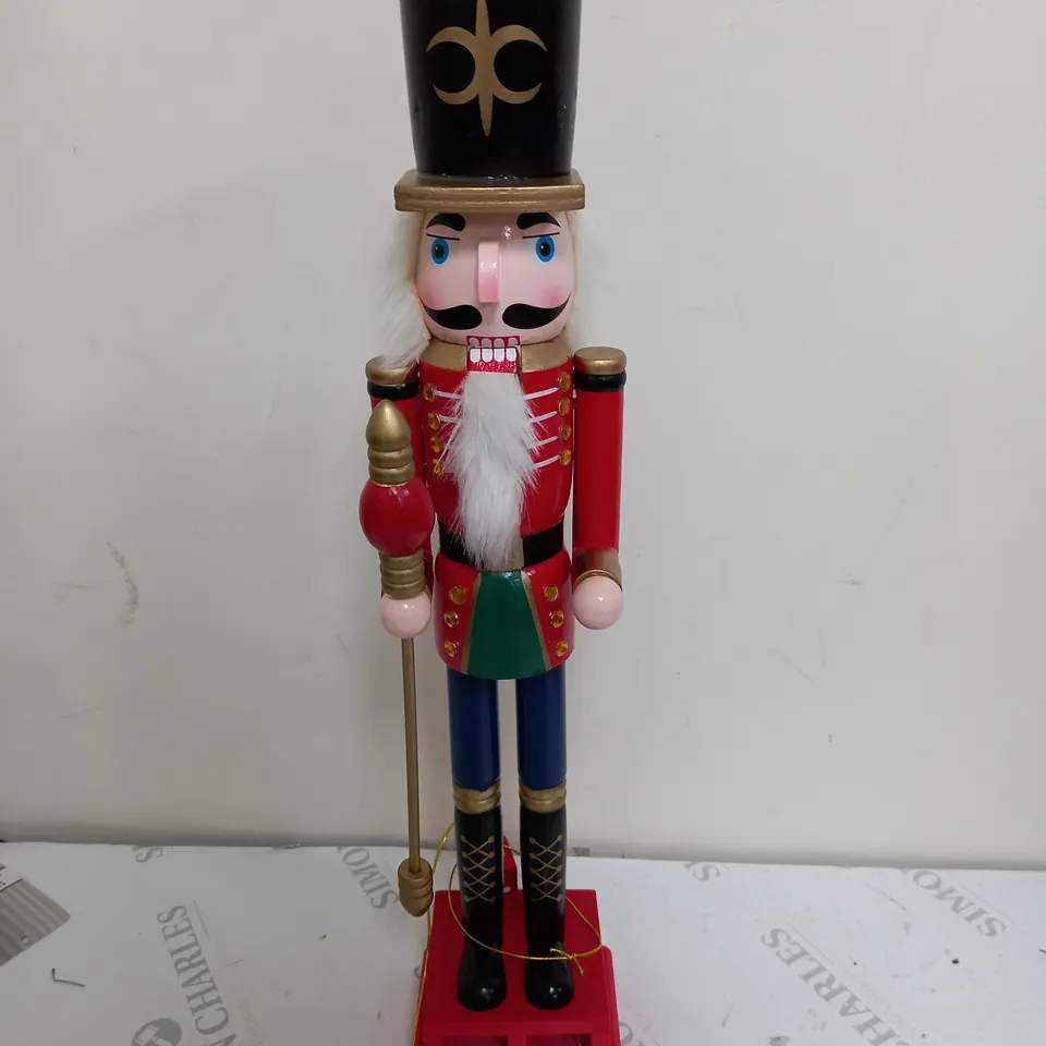 BOXED THREE KINGS STANDING WOODEN NUTCRACKER ADVENT CALENDAR COUNTDOWN RRP £29.99