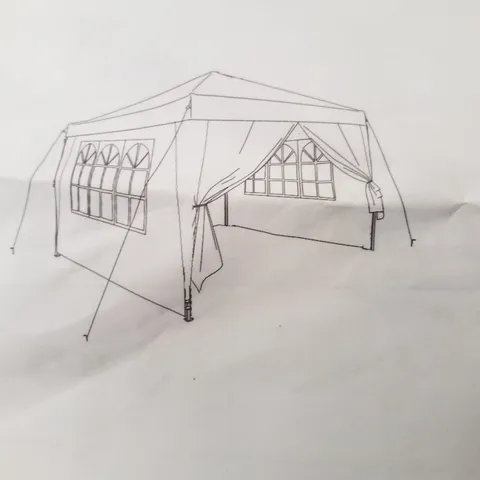 BOXED GAVEBO TENT - WHITE