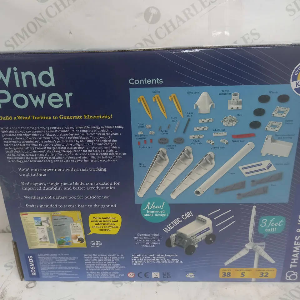 THAMES & KOSMOS WIND POWER 4.0 SCIENCE KIT