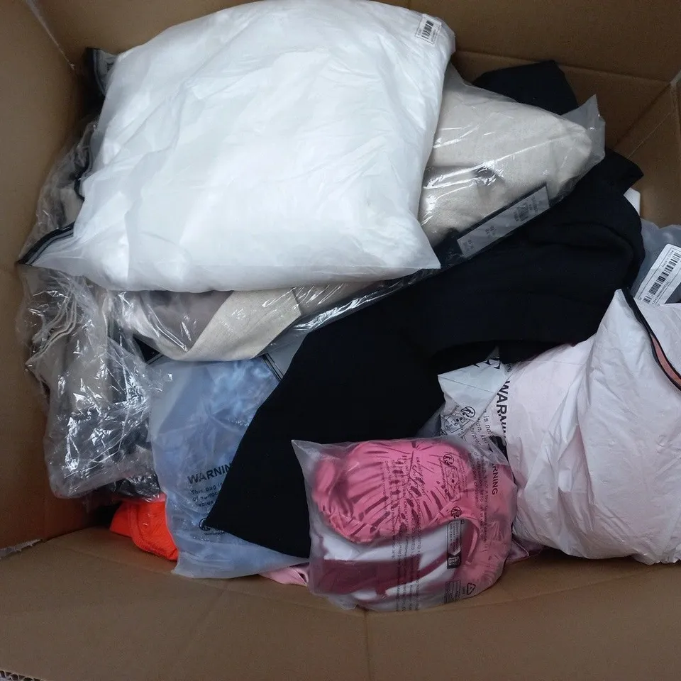 APPROXIMATELY 20 ASSORTED CLOTHING AND FASHION PRODUCTS IN VARIOUS STYLES AND SIZES - COLLECTION ONLY