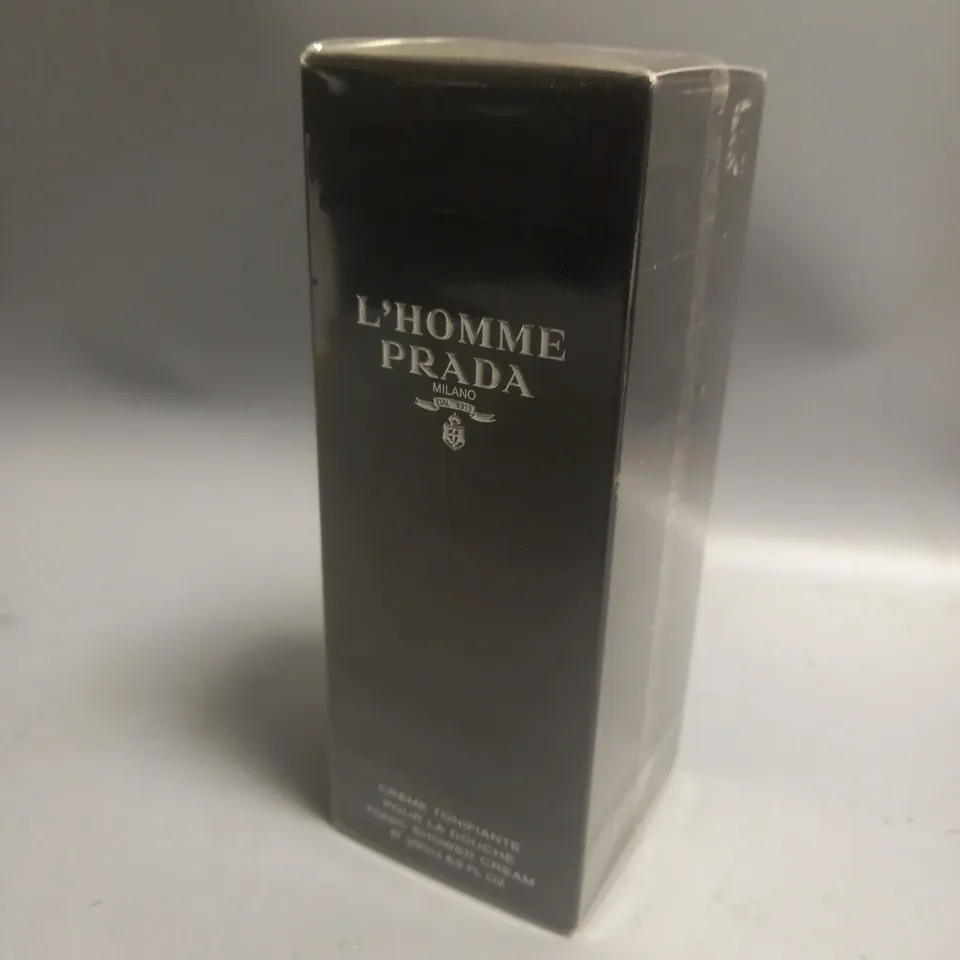 BOXED AND SEALED PRADA L'HOMME TONIC SHOWER CREAM 200ML