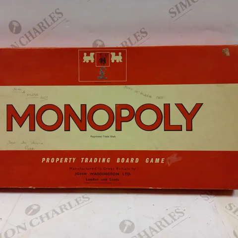 BOXED MONOPOLY PROPERTY TRADING GAME