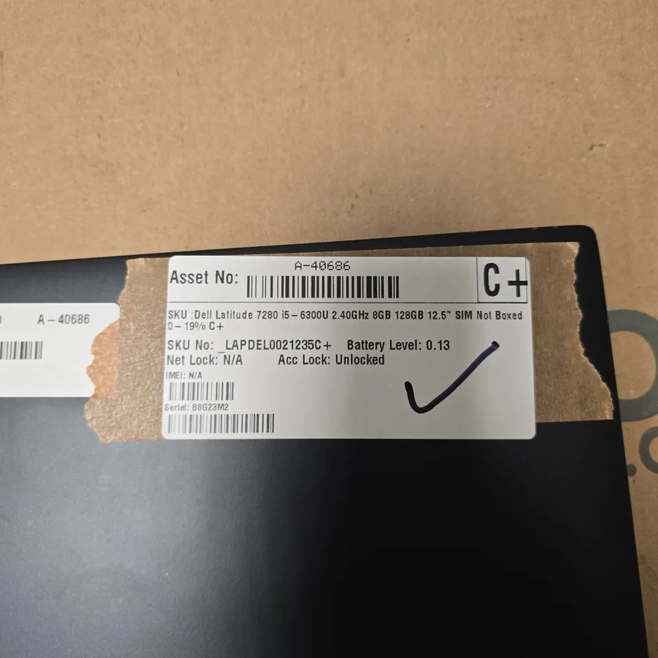 DELL LATITUDE 7280 LAPTOP – I5-6300U, 8GB RAM, 128GB SSD, 12.5\" DISPLAY
