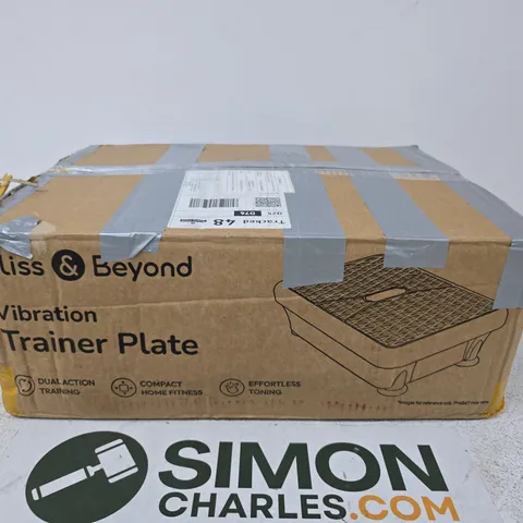 BLISS & BEYOND VIBRATION TRAINER PLATE – BOXED