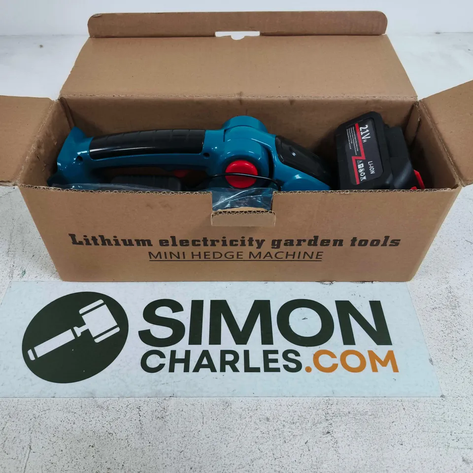 MINI HEDGE MACHINE (CORDLESS, 21V LI‑ION)