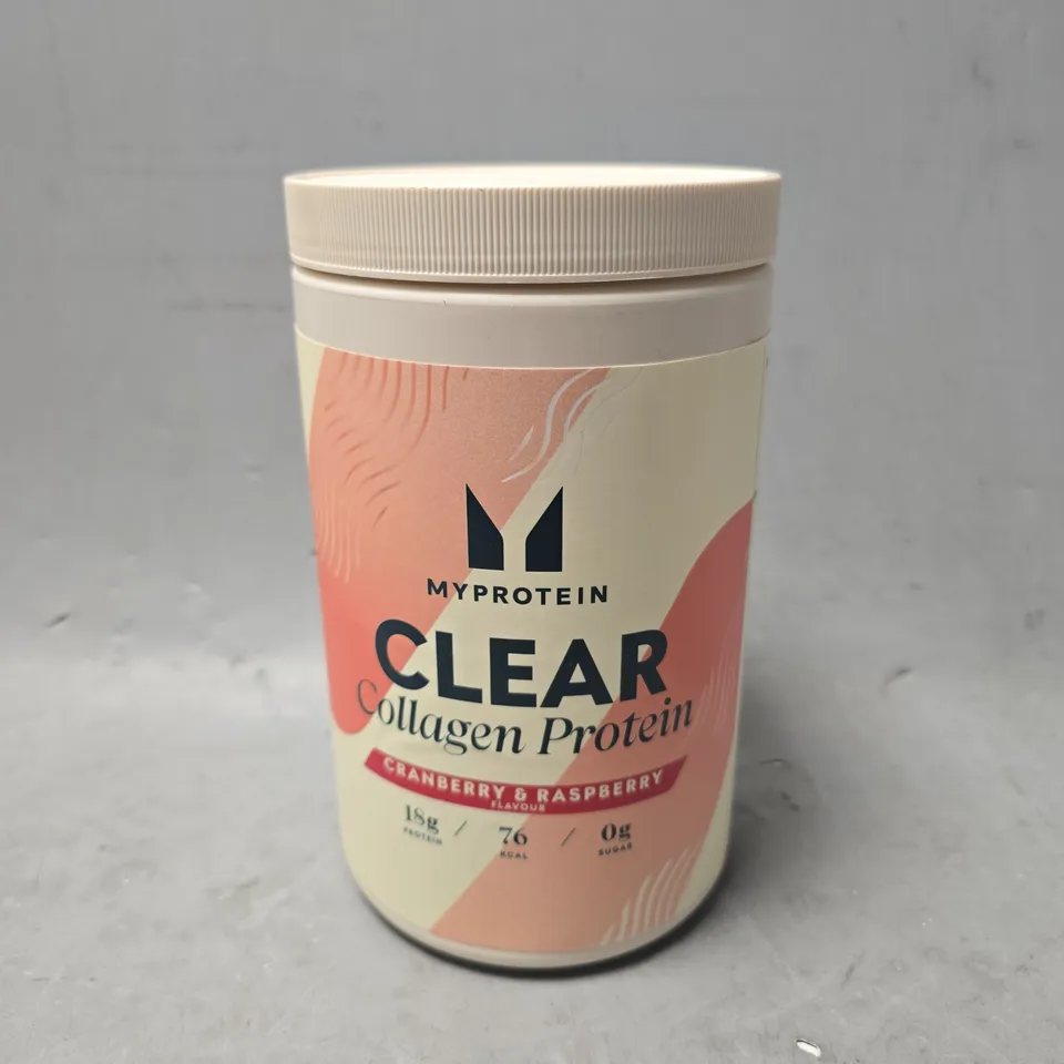 MY PROTEIN CLEAR COLLAGEN PROTEIN CRANBERRY & RASPBERRY 