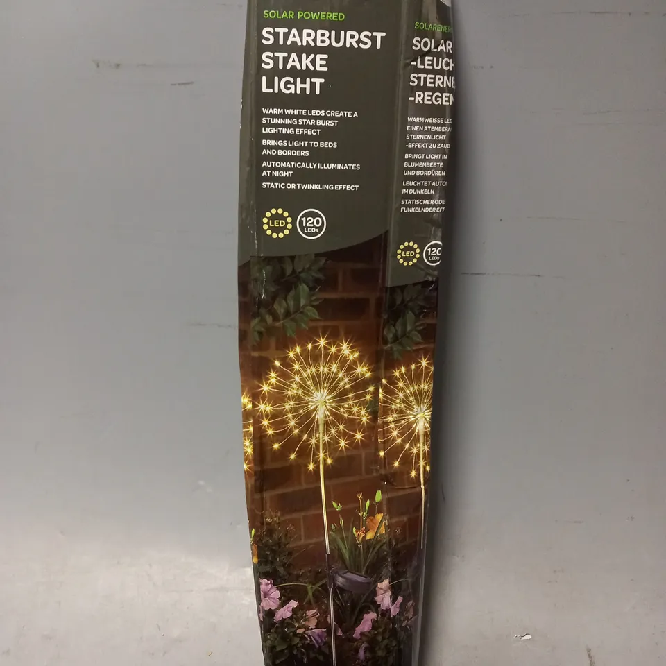 SMART SOLAR STARBURST STAKE LIGHT RRP £17.99