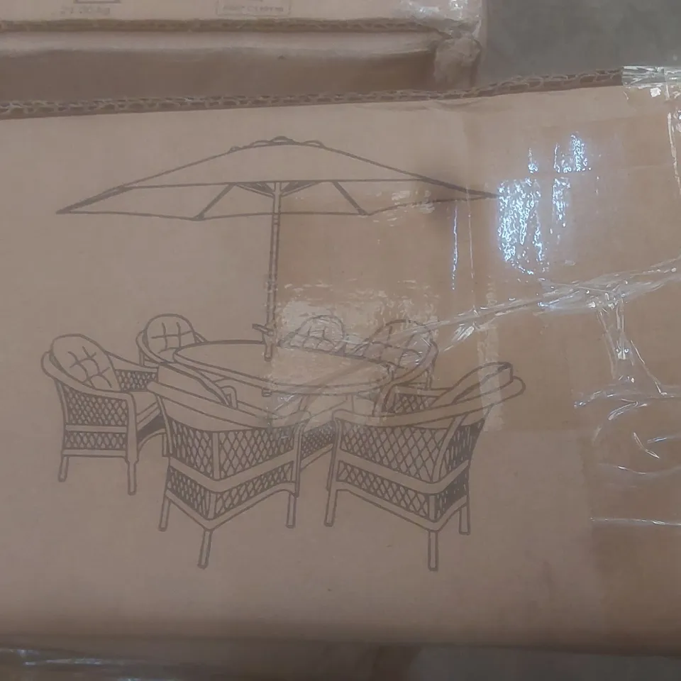 BOXED VENICE GARDEN TABLE PARASOL - PARASOL ONLY (1 BOX)